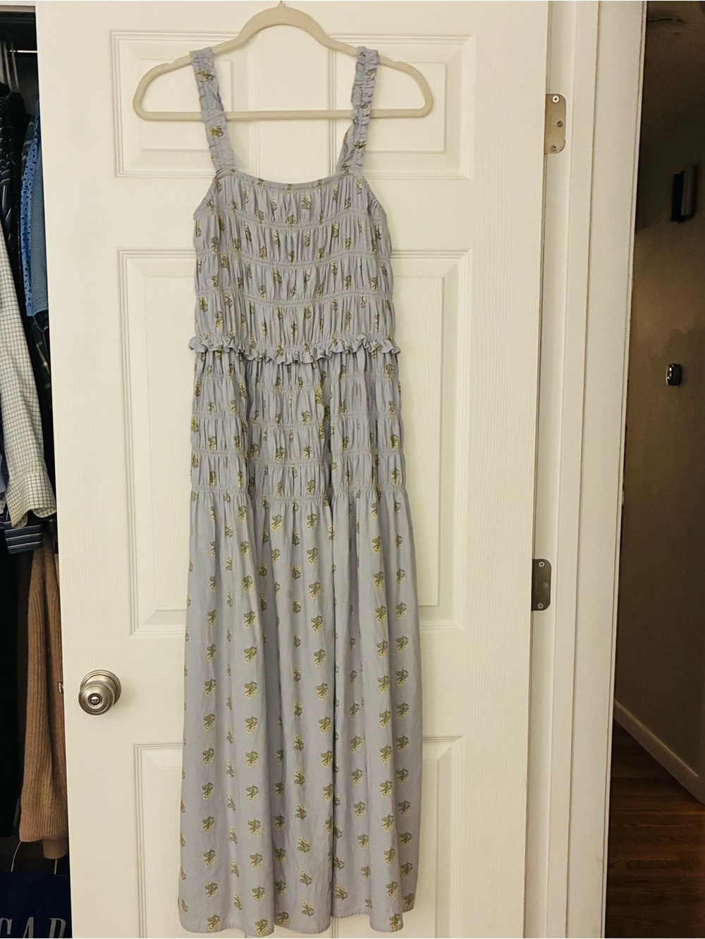 Universal Thread Maxi A-Line Dress with Smocking - Picture 2 of 5